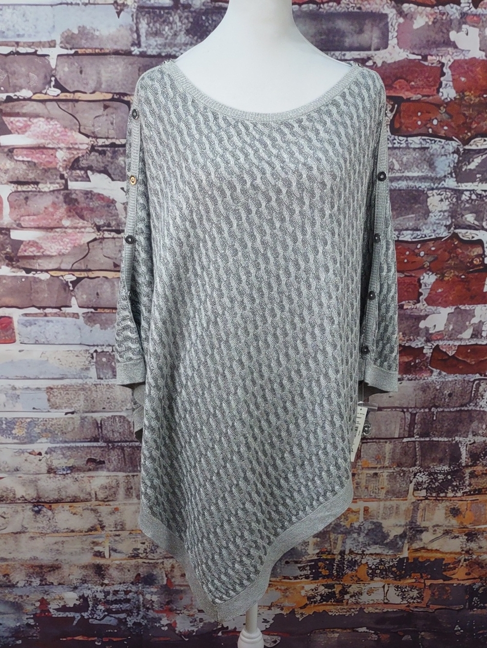 Peter Nygard Sweater Knit Poncho